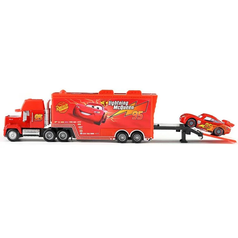 Disney Pixar Cars 2 3 Lightning McQueen Mack oncle Jackson Storm voiture camion 1:55 véhicule moulé sous pression jouets en métal cadeau pour enfants enfant