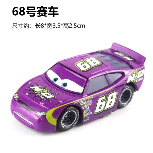 Tous les styles Disney Pixar Cars métal moulé sous pression voitures modèle Lightning McQueen alliage voiture numéro 4.19.28.36.51 101 série de course jouet