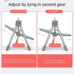 Berceau électrique intelligent avec télécommande pour bébé de 6 à 12 mois, chaise à bascule, dispositif de sommeil