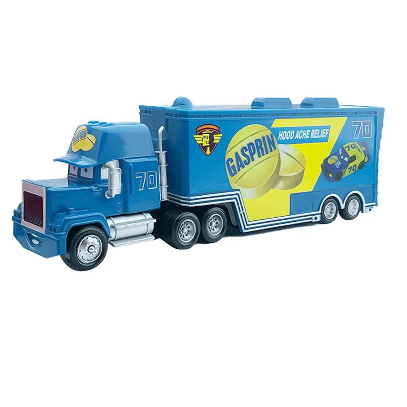 Disney Pixar Cars 2 3 Lightning McQueen Mack oncle Jackson Storm voiture camion 1:55 véhicule moulé sous pression jouets en métal cadeau pour enfants enfant