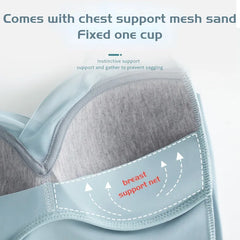 Femme haut soutien-gorge Sexy Push Up soutien-gorge sans couture glace sous-vêtements en soie femmes sans armatures anneau sommeil Lingerie Fitness sport Bralette Invisible