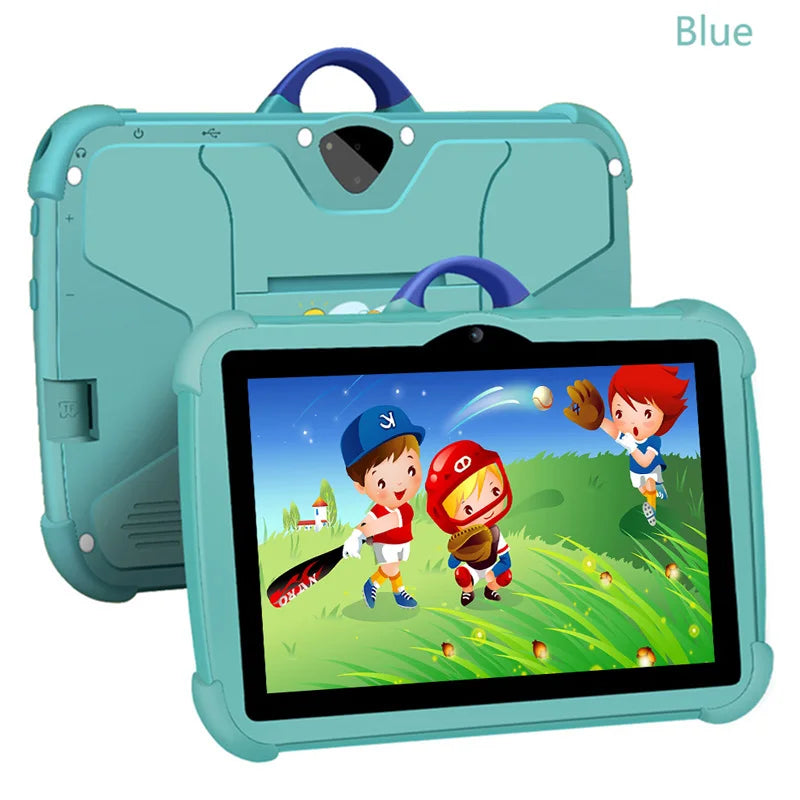 Nouveau modèle de dessin animé enfants tablette 7 pouces Quad Core 4GB RAM 64GB ROM Android apprentissage jeux éducatifs tablettes cadeaux pour enfants