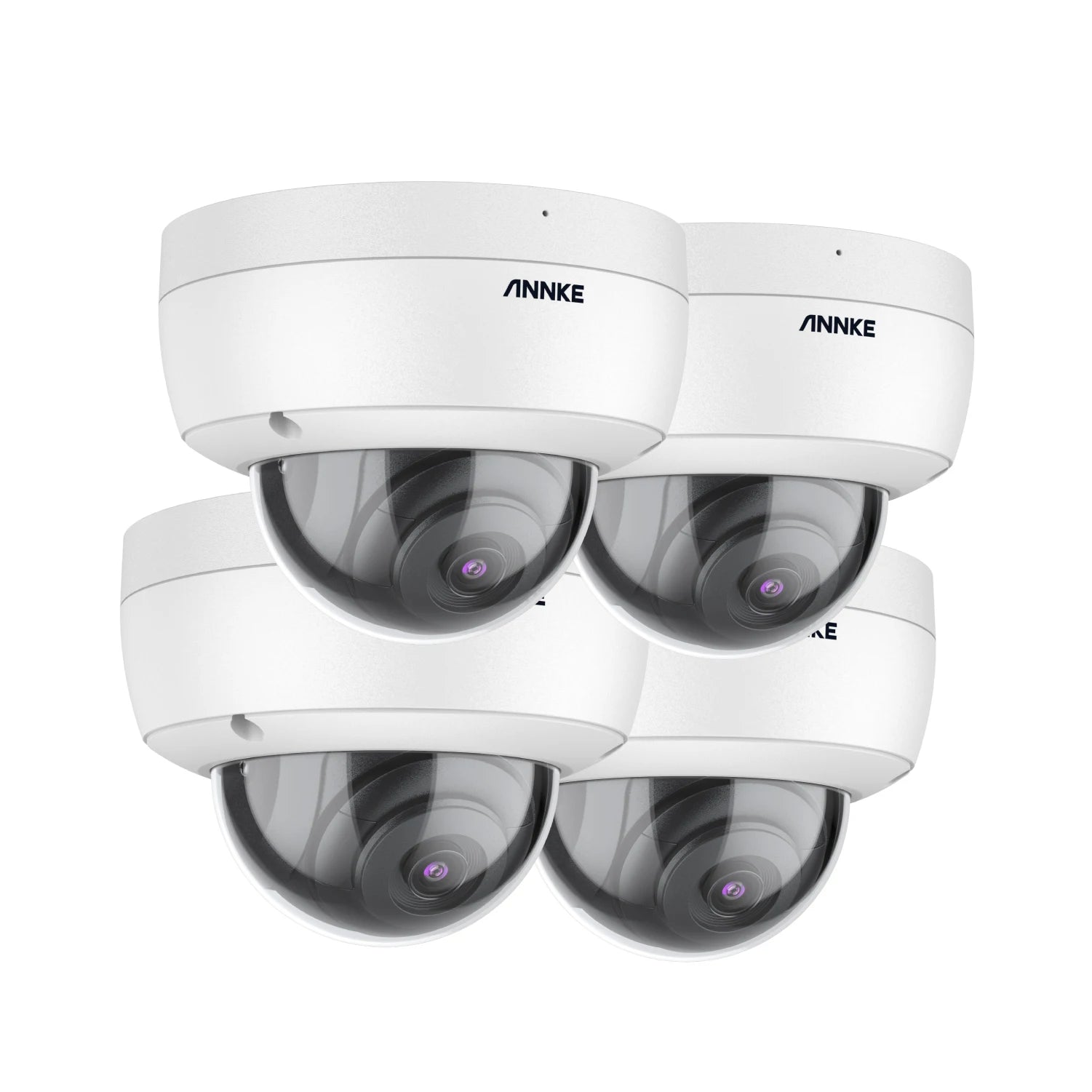 ANNKE 4X Ultra HD 8MP POE caméra 4K extérieur intérieur résistant aux intempéries réseau de sécurité balle EXIR Vision nocturne alerte e-mail Kit de caméra