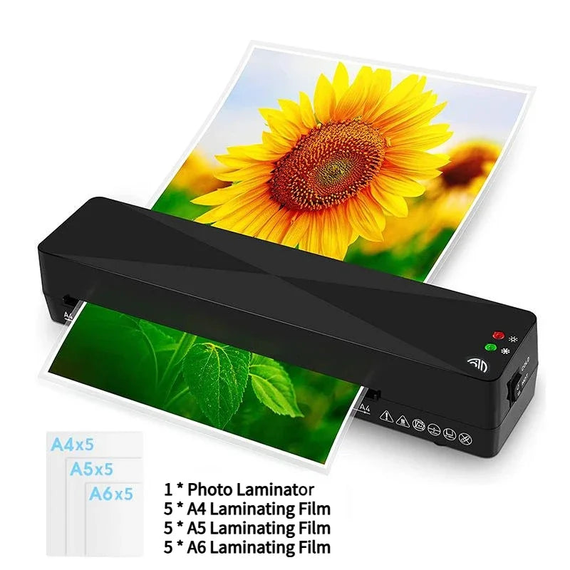 Machine à plastifier à chaud et à froid A4, pour bureau thermique professionnel, pour documents, photos, emballage Blister, rouleau de Film plastique