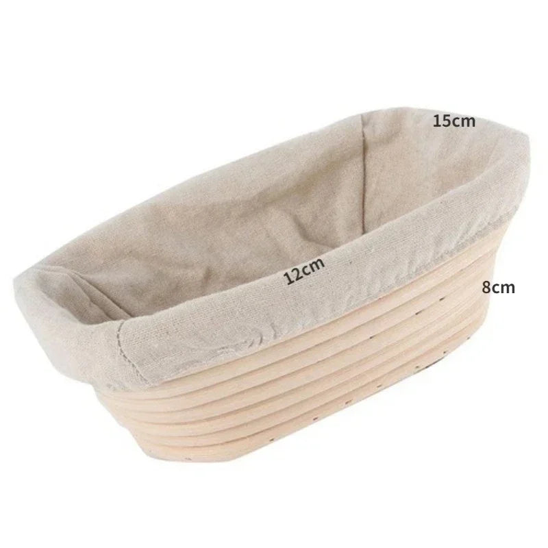 Mir de rangement de cuisine en rotin naturel, paniers de fermentation WUNICEF, pâte JxOrganisation avec couvercle de gril, accessoires de cuisson