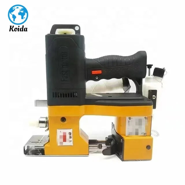 Machine à coudre portative automatique de sacs avec batterie