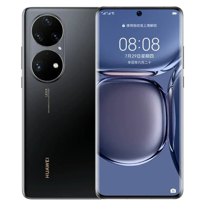 Huawei P50 Pro 4g SmartPhone CPU Snapdragon 888 6.6 pouces écran HarmonyOS 4360mAh batterie Original utilisé téléphone