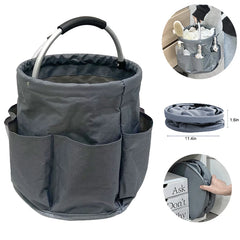 Grand sac de rangement de 17l, panier pliant, fourre-tout