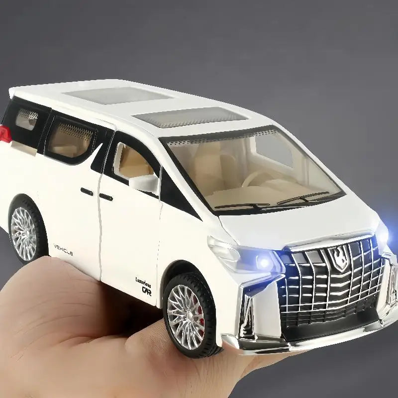 Modèle de voiture commerciale de Simulation, 1 pièce, cadeau pour garçon, jouet de voiture à inertie pour enfants avec son d'éclairage, cadeau de vacances pour enfants