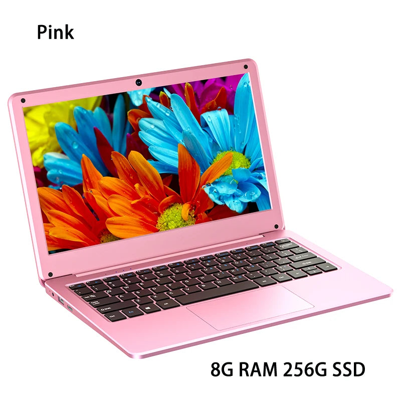 BYONE 11.6 Inch Mini Laptop Intel N4000 Cheap laptop 8GB RAM 256GB SSD Student Office Small Portable Netbook With WIFI Bluetooth
