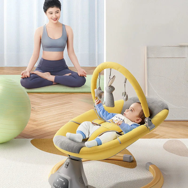 Chaise à bascule électrique pour bébé, berceau de sécurité, chaises à bascule pour nouveau-né, berceaux pour dormir de 0 à 2 ans
