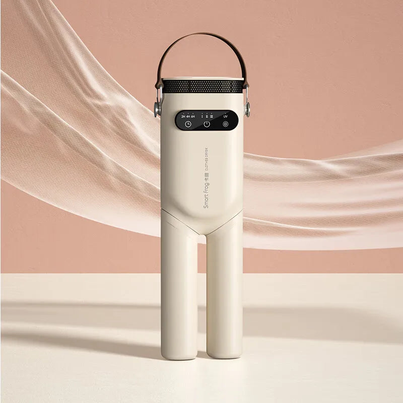 Youpin SmartFrog mini électrique Portable chauffé sèche-linge machine de séchage chaussures vêtements étendoir cintres pliable chauffage