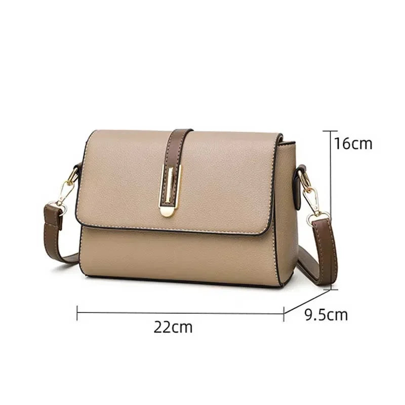 Sac à bandoulière en cuir PU pour femmes, sacoche polyvalente à bandoulière, petits sacs à Main