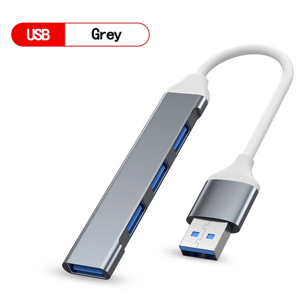 Splitter 5Gbps Pour PC Accessoires d’ordinateur Multiport HUB 4 ports USB 3.0 2.0