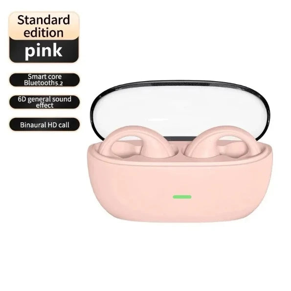 S22 Earclip sans fil Bluetooth casque OWS tactile lumière Mini haute qualité bouchons d'oreilles Anti-transpiration HD son stéréo universel casque