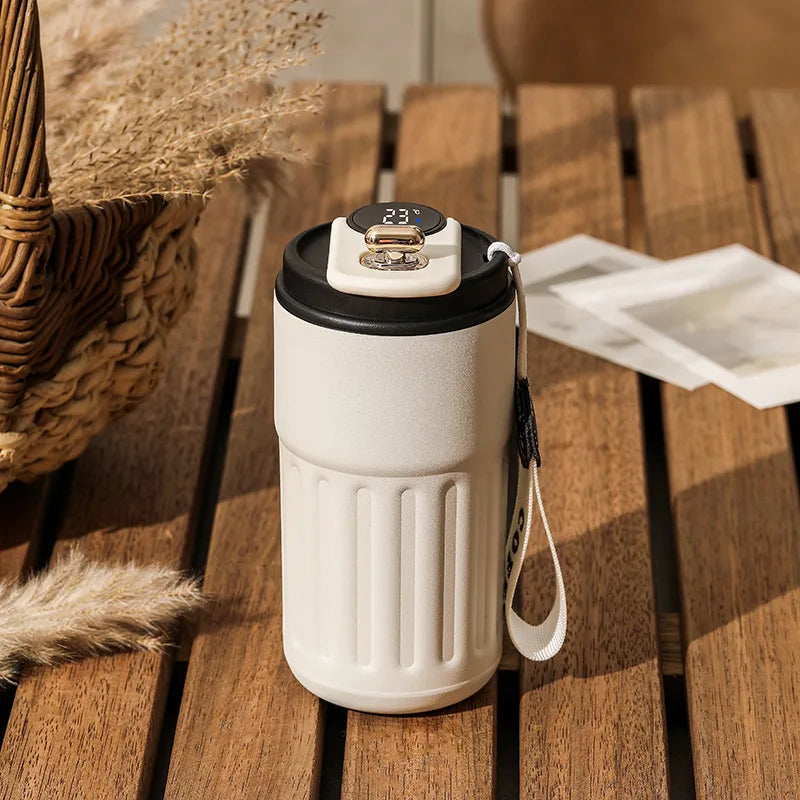 Bouteille Thermos de 450ml, affichage intelligent de la température, tasse sous vide en acier inoxydable 316, tasse à café de bureau, tasse thermique Portable d'affaires