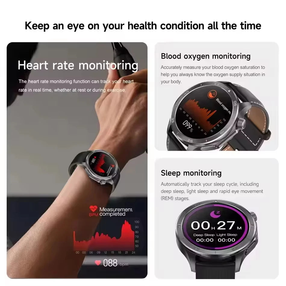 2025 nouveau pour montre OPPO X2 montre intelligente GPS sport piste fréquence cardiaque musique Bluetooth appel IP68 étanche AMOLED montre intelligente