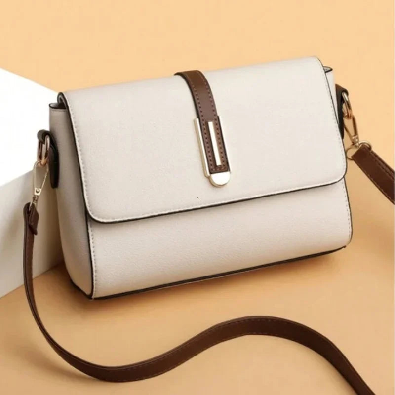 Sac à bandoulière en cuir PU pour femmes, sacoche polyvalente à bandoulière, petits sacs à Main