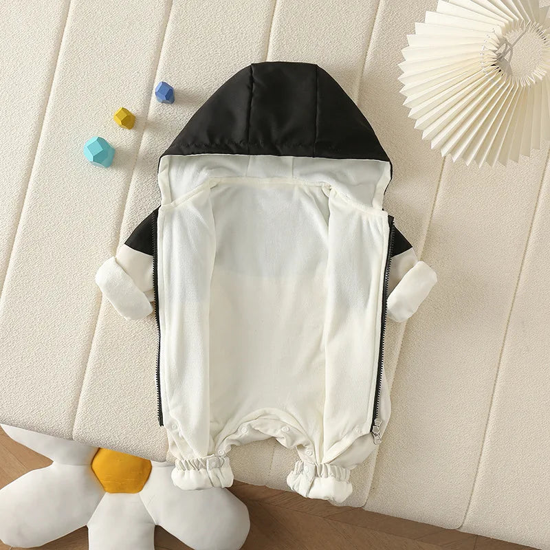 IYEAL-Sweat à capuche pour bébé garçon, combinaison Stormtrooper, manteau d'épissage, beau document, édition coréenne, sourire, nouveau, automne et hiver