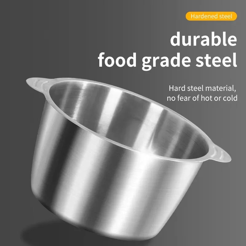 Hachoir de cuisine domestique, broyeur alimentaire en acier inoxydable, petit hachoir à viande électrique automatique 2L 3L