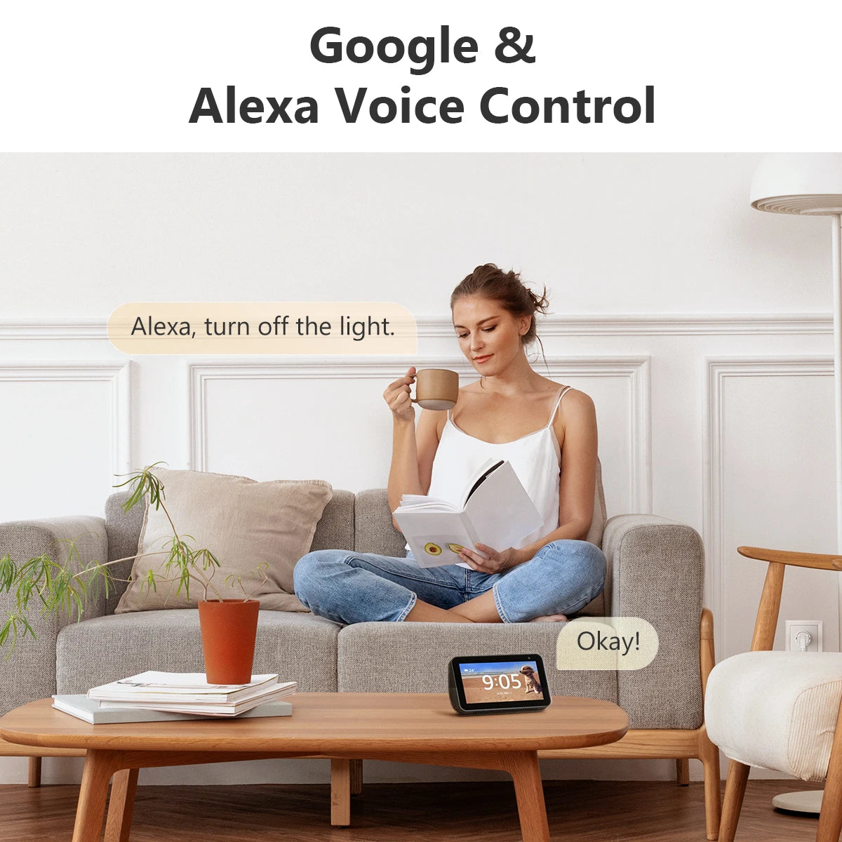 IMOU Matter WiFi prise intelligente 16A prise ue prise d'appareil ménager Mini prise intelligente adaptateur APP contrôle fonctionne avec Alexa Google Home