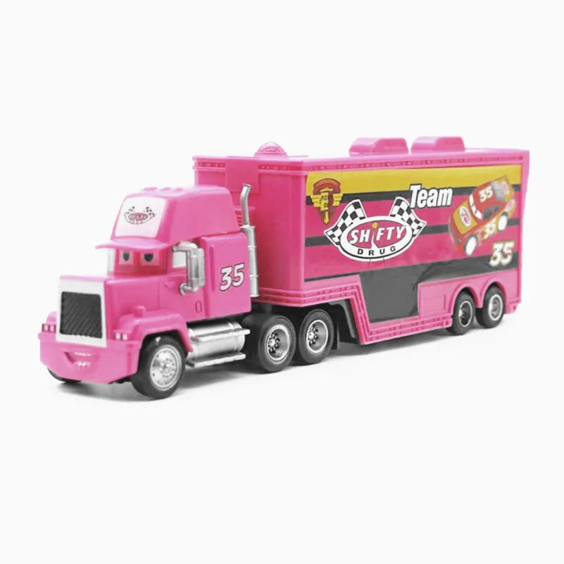 Disney Pixar Cars 2 3 Lightning McQueen Mack oncle Jackson Storm voiture camion 1:55 véhicule moulé sous pression jouets en métal cadeau pour enfants enfant