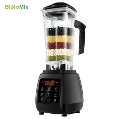 Mixeur digital professionnel 3HP sans BPA 2 LItres avec touche tactile, robot de cuisine blender, mélangeur et presse-agrumes très puissant pour faire de délicieux smoothies glacés aux fruits avec bouton sensitif