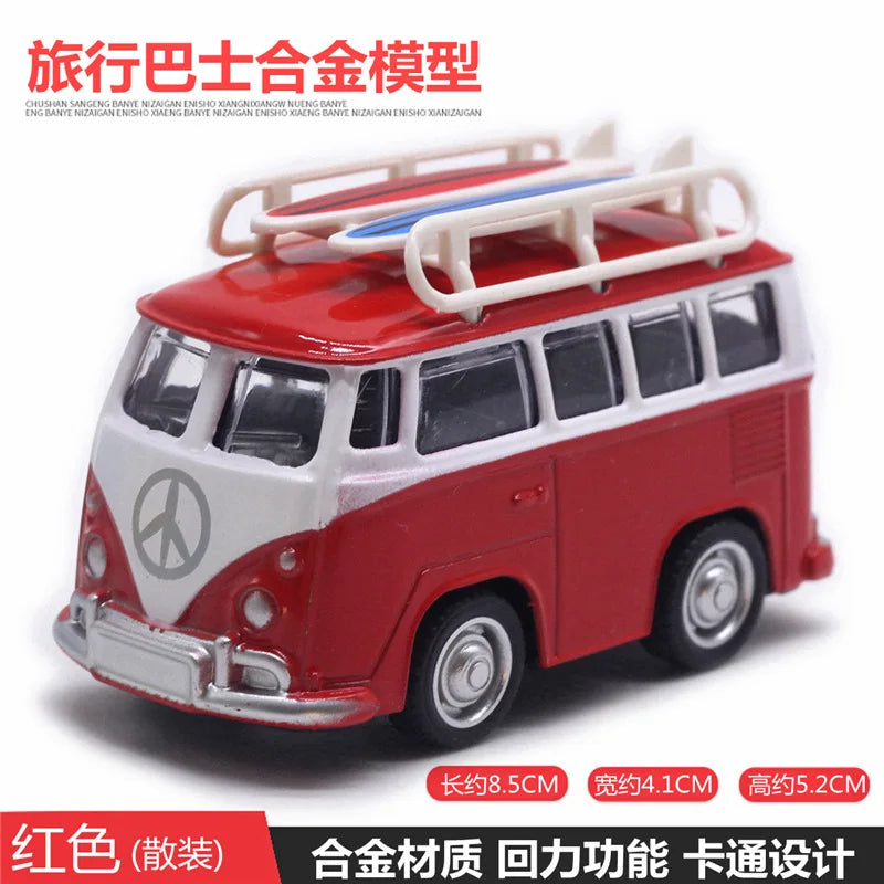 Mignon moulé sous pression en alliage métal voiture Bus moteur Tricycle moto Taxi modèle jouet enfants cadeau d'anniversaire