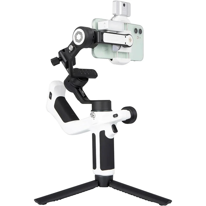 FeiyuModule Scorp Mini-P Kit pour Smartphone, Cardan 3 Axes, Tracker AI, Lumière d'appoint, iPhone 16 Pro Max, Stabilisateur Android