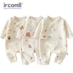 Ircomll nouveau-né bébé vêtements automne hiver chaud coton bébé barboteuses pyjamas pour filles garçons infantile vêtements de maison bébé vêtements
