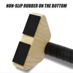 Poignées de support de traction, barre de poussée en bois de hêtre, équipement d'exercice de calhénie pour la maison, barre de parallèles en bois pour utilisation au sol