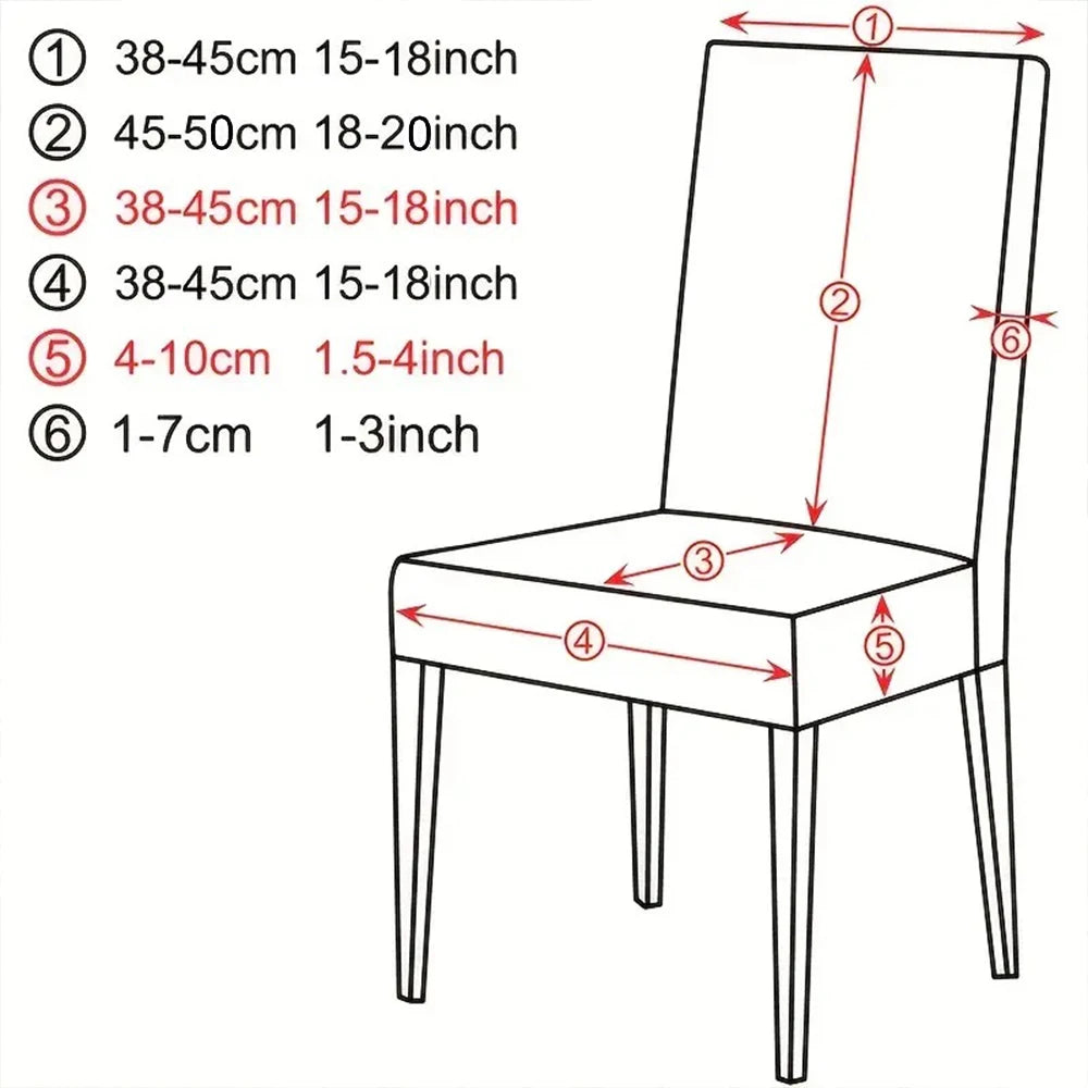 Housses de chaise en velours doux, épais, couleur unie, housse de siège extensible pour salle à manger, bureau, Banquet, Restaurant, 1 pièce