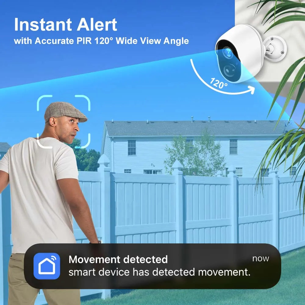 REHENT 3MP 9000mAh batterie WIFI caméras de Surveillance Tuya maison intelligente Protection de sécurité extérieure sans fil CCTV caméra panneau solaire