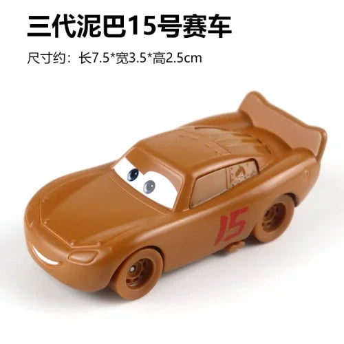 Tous les styles Disney Pixar Cars métal moulé sous pression voitures modèle Lightning McQueen alliage voiture numéro 4.19.28.36.51 101 série de course jouet
