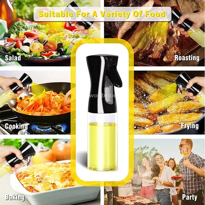 200/300ml bouteille de pulvérisation d'huile BBQ cuisson pulvérisateur d'huile d'olive cuisine cuisson huile Spray bouteille vide vinaigre bouteille distributeur d'huile