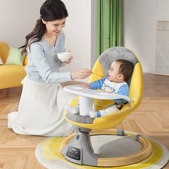 Chaise à bascule pour bébé, chaise apaisante, berceau électrique multifonctionnel pour bébé, berceau de couchage pour nouveau-né, balançoire électrique pour bébé