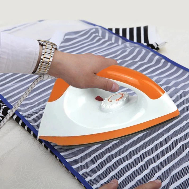 Fer électrique 1000W, 5 vitesses réglables, repassage à sec domestique sans fer à eau, perçage à chaud, transfert de chaleur pour la maison et les voyages