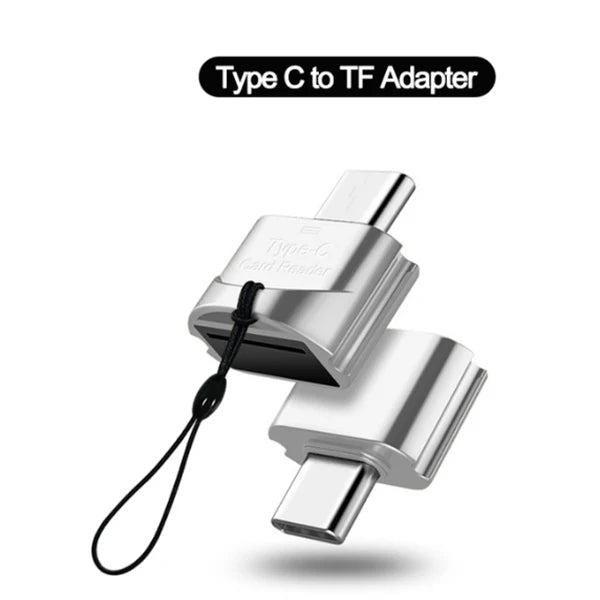 USB 3.1 portable de type C USB-C TF Micro SD OTG Adaptateur Lecteur de carte mémoire de type C pour Samsung Macbook Huawei LeTV