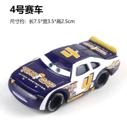 Tous les styles Disney Pixar Cars métal moulé sous pression voitures modèle Lightning McQueen alliage voiture numéro 4.19.28.36.51 101 série de course jouet