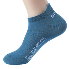 5 paires de chaussettes courtes en coton pour hommes et femmes, de haute qualité, coupe basse, maille de sport, respirantes, décontractées, douces, pour l'été