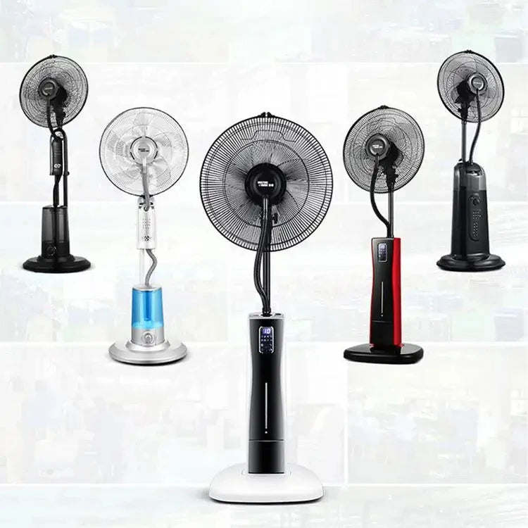 for 16/18 Inch Air Cooler Electric Remote Control Standing Fan Mist Spray Electric Fan