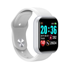 Montre intelligente multifonctionnelle hommes femmes Bluetooth connecté téléphone musique Fitness sport Bracelet moniteur de sommeil Y68 Smartwatch D20