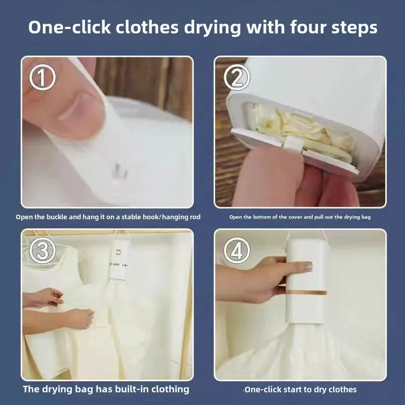 Sèche-linge électrique portable, machine de séchage compacte pour la maison, sèche-linge pliable, séchage de vêtements de question dans les dortoirs