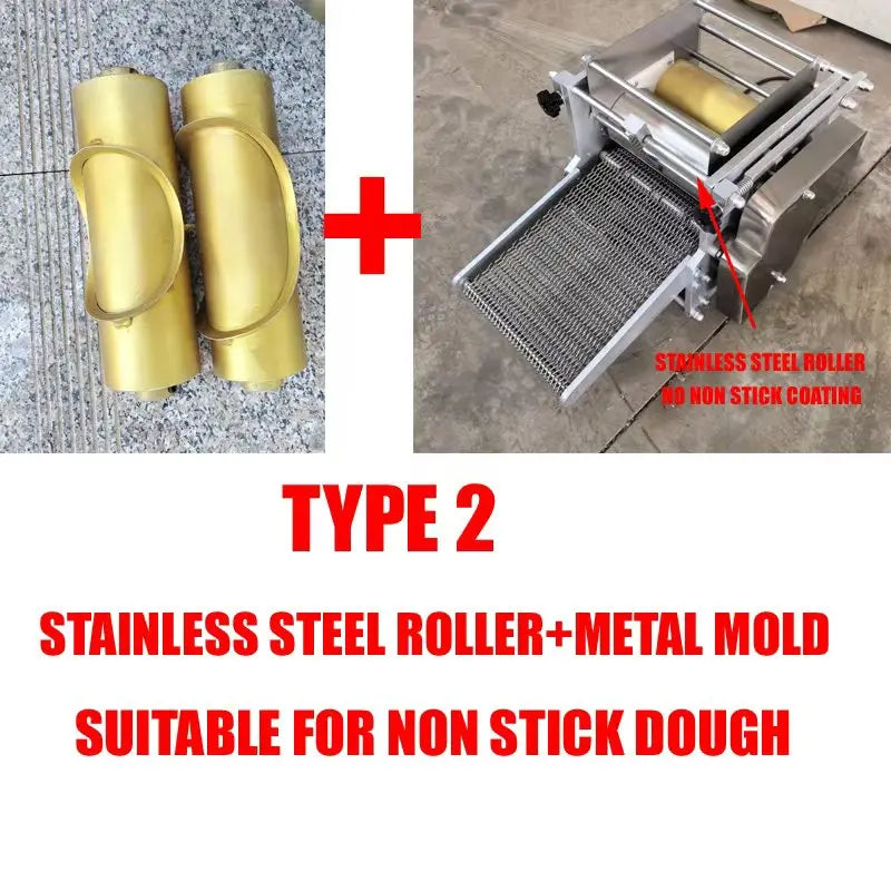 Machine industrielle automatique de fabrication de tortilla de maïs, 110V/220V, produit céréales Commercial, farine de pain Roti