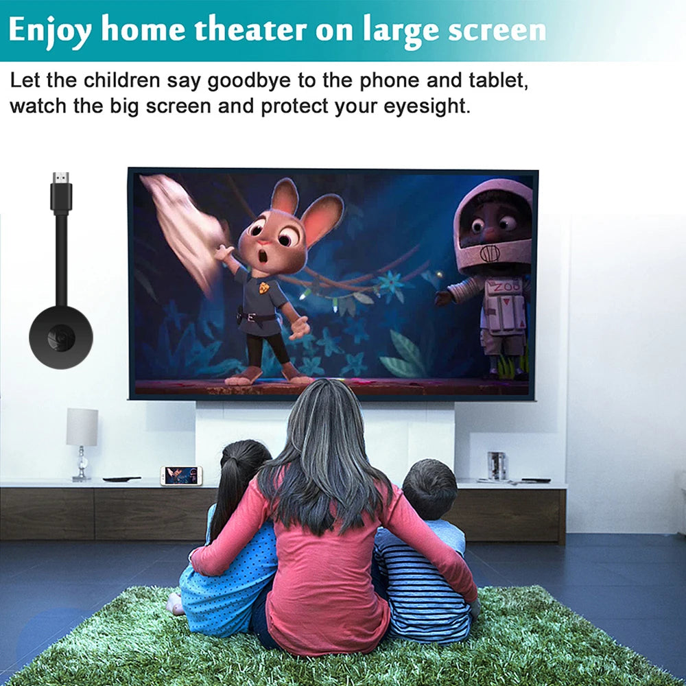 TV Stick Pour Adaptateur D’écran D’affichage Récepteur Dongle Compatible HDMI pour Android IOS Smart TV Box pour Mirascreen Chrome