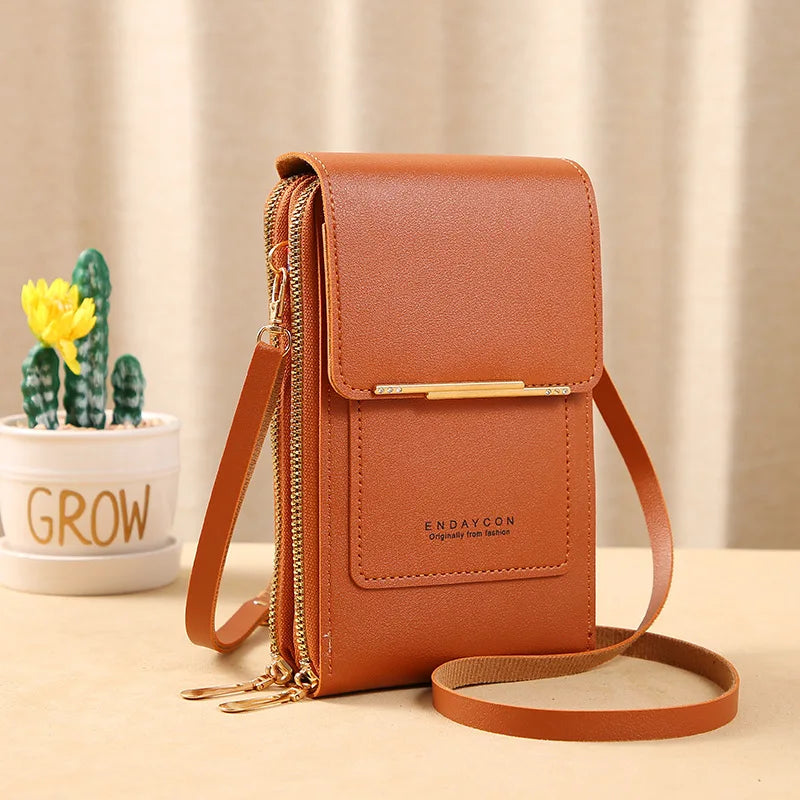 Buylor sac à main femme écran tactile sac à main pour téléphone portable sac à bandoulière femme pas cher petit portefeuille en cuir souple bandoulière сумка ж Dönusen