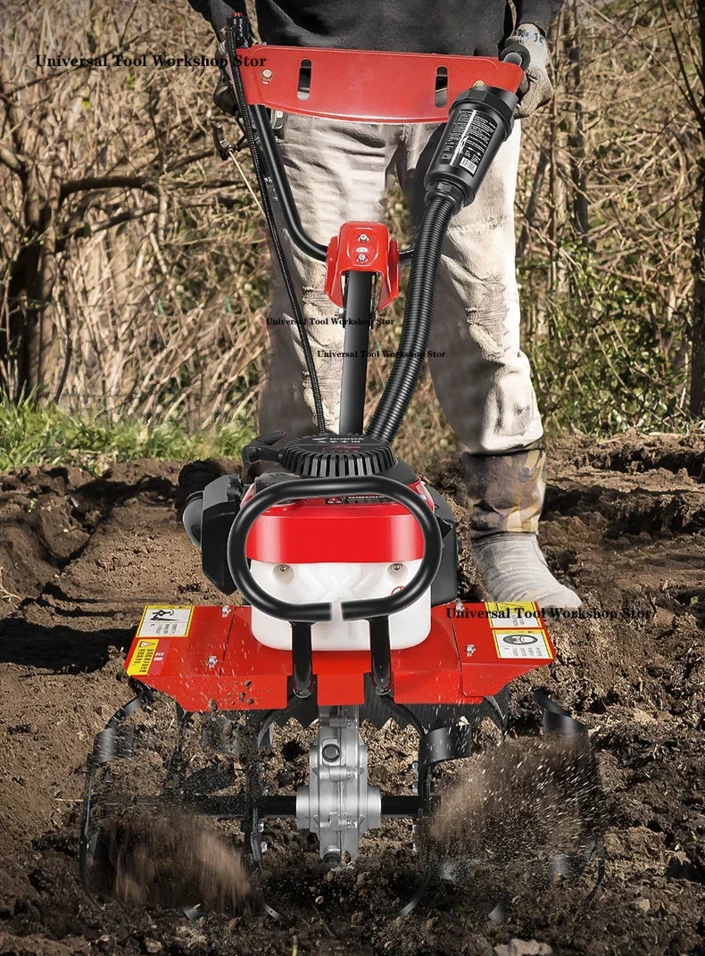 Petite Machine de labour rotative pour ameublissement du sol à quatre temps, fosses agricoles, économie de carburant et haute efficacité