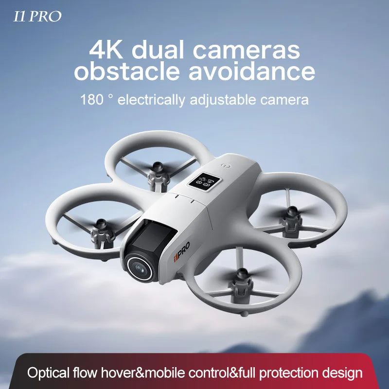 I1PRO Mini Drone professionnel 8K HD caméra Drone 5G WIFI FPV UAV avec écran télécommande évitement aérien quadrirotor jouet cadeau