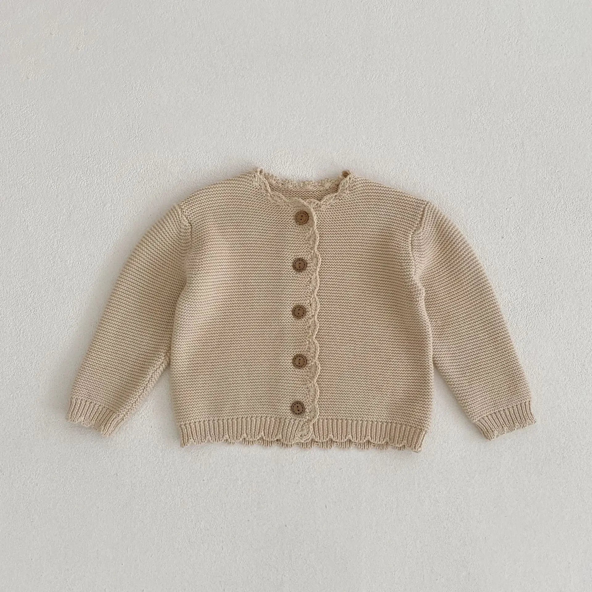 Pull à manches longues pour bébés, manteau pour garçons et filles, cardigan à col rond, veste pour tout-petits, vêtements solides et polyvalents, automne, nouveau, 2024