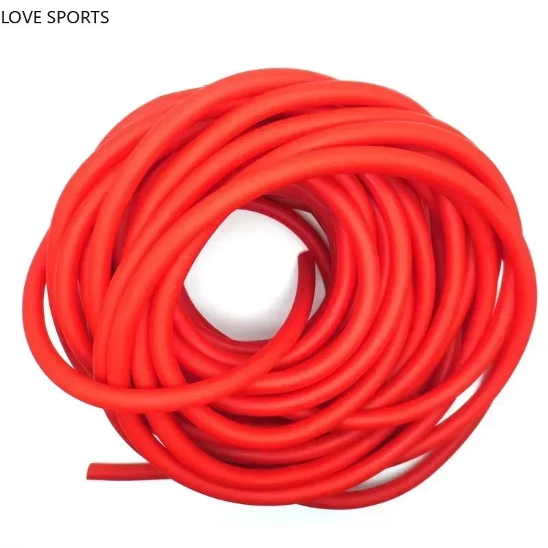 Bande de résistance de Fitness 1-5M, équipement d'entraînement, de gymnastique, diamètre 10mm, exercice de Fitness complet, corde en caoutchouc, cadeau